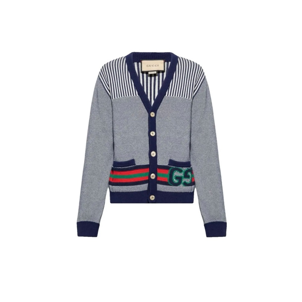 Gucci, cotton wool cardigan sweater size large made in Italy
NWT - Picture 1 of 6